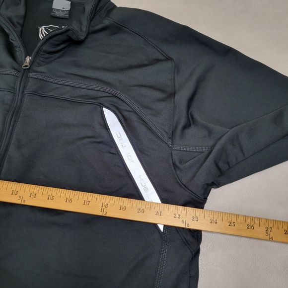 Nike Hoop Tech Basketball Warm Up Jacket Black Reflective Stripes Men’s Large - Picture 5 of 14